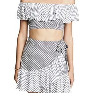 Ziggy Frill Crop Top  and Skirt Set